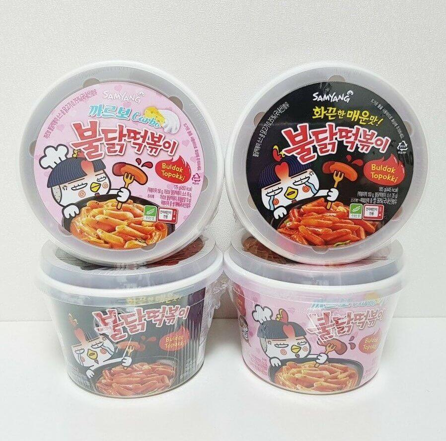Samyang Buldak Carbonara Topokki Review (Korean Spicy Rice Cakes