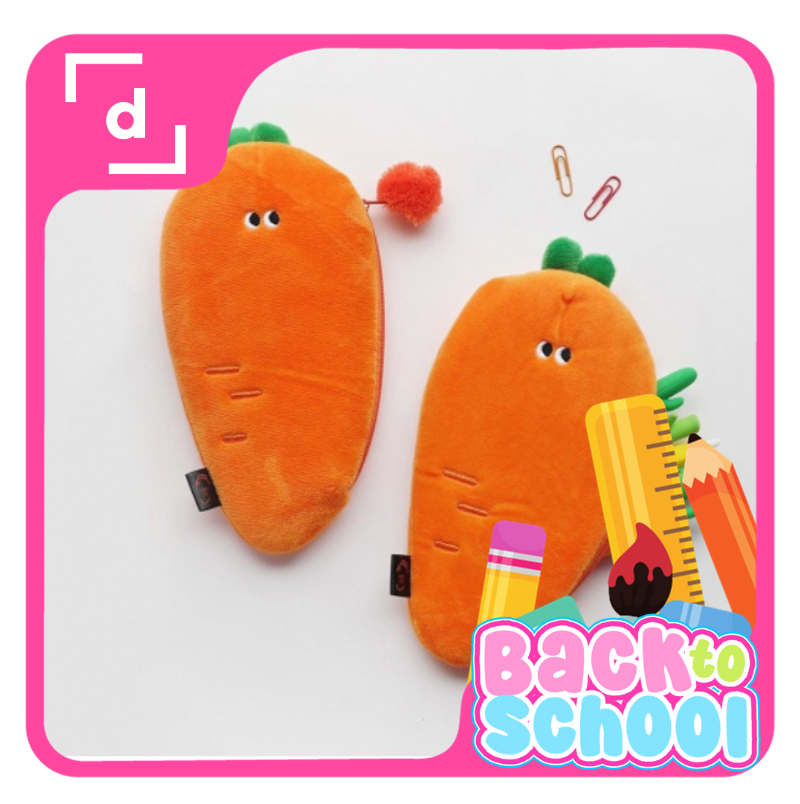 Pinkfoot Carrot Friends Plush Pencil Case Type B