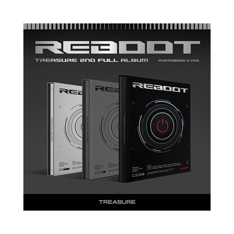 予約販売】TREASURE - REBOOT (2nd Full Album) 写真集 Ver. 3セット