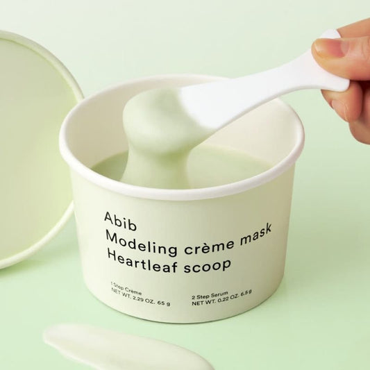 Abib Modeling Creme Mask Heartleaf Scoop 71g - Daebak