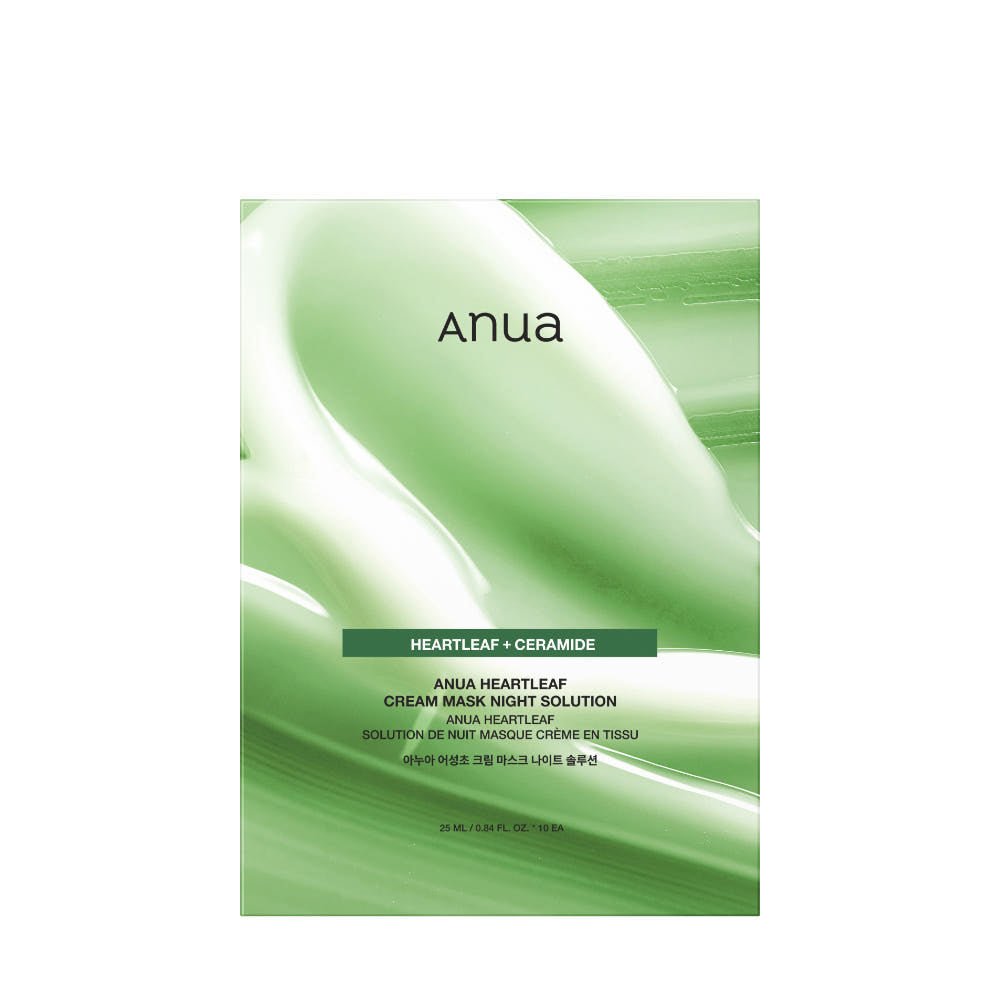 Anua Heartleaf Cream Mask Night Solution 25ml X 10ea - Daebak