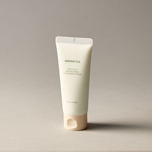 AROMATICA crema massaggiante circolatoria Bacche di ginepro & Limone 100ml