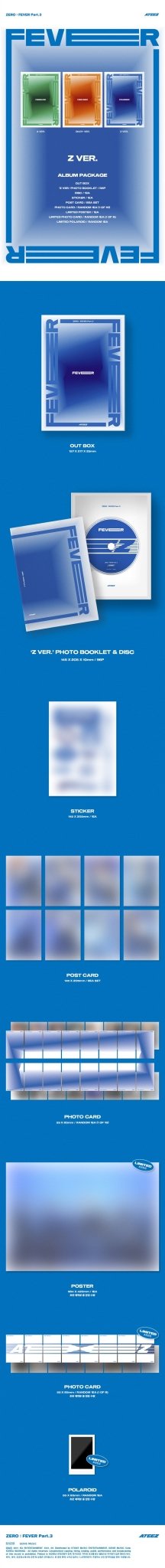 Ateez Zero Fever Part 3 Album - Daebak