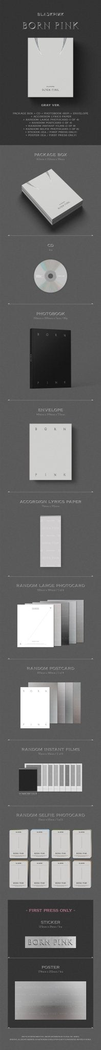 BLACKPINK - BORN PINK (2nd Album) Box Set Ver. - Daebak