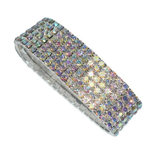 Bridal Ornament Rhinestone Exaggerated Korean Simple Bracelets - Daebak