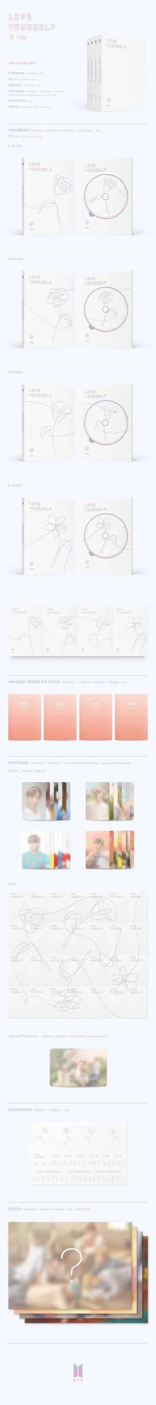 BTS 6th EP Love Yourself: Her - Daebak
