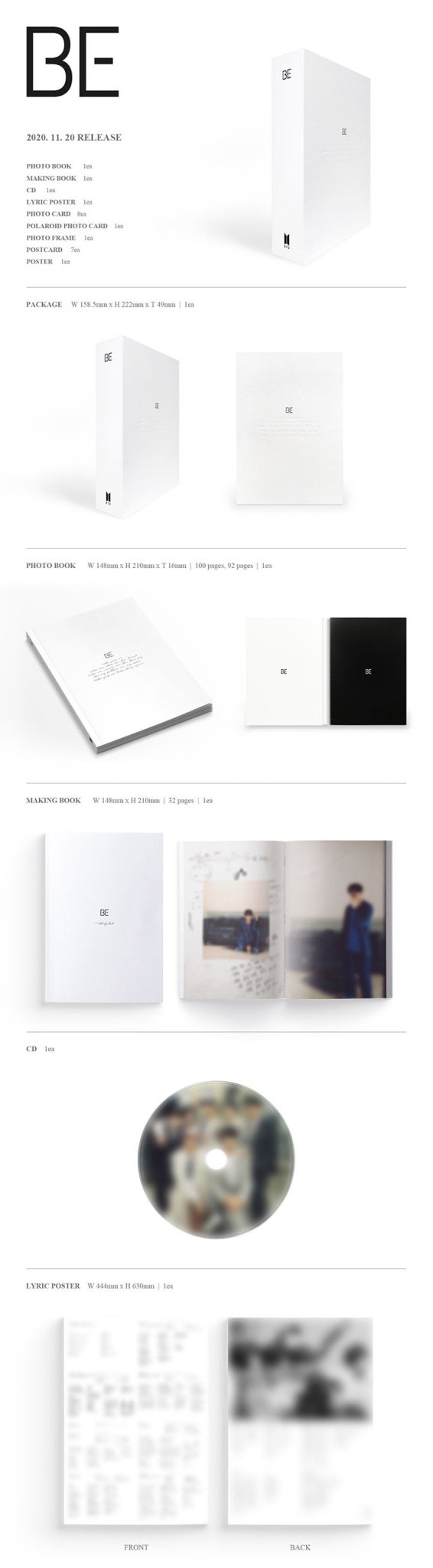 BTS BE Deluxe Edition - Daebak