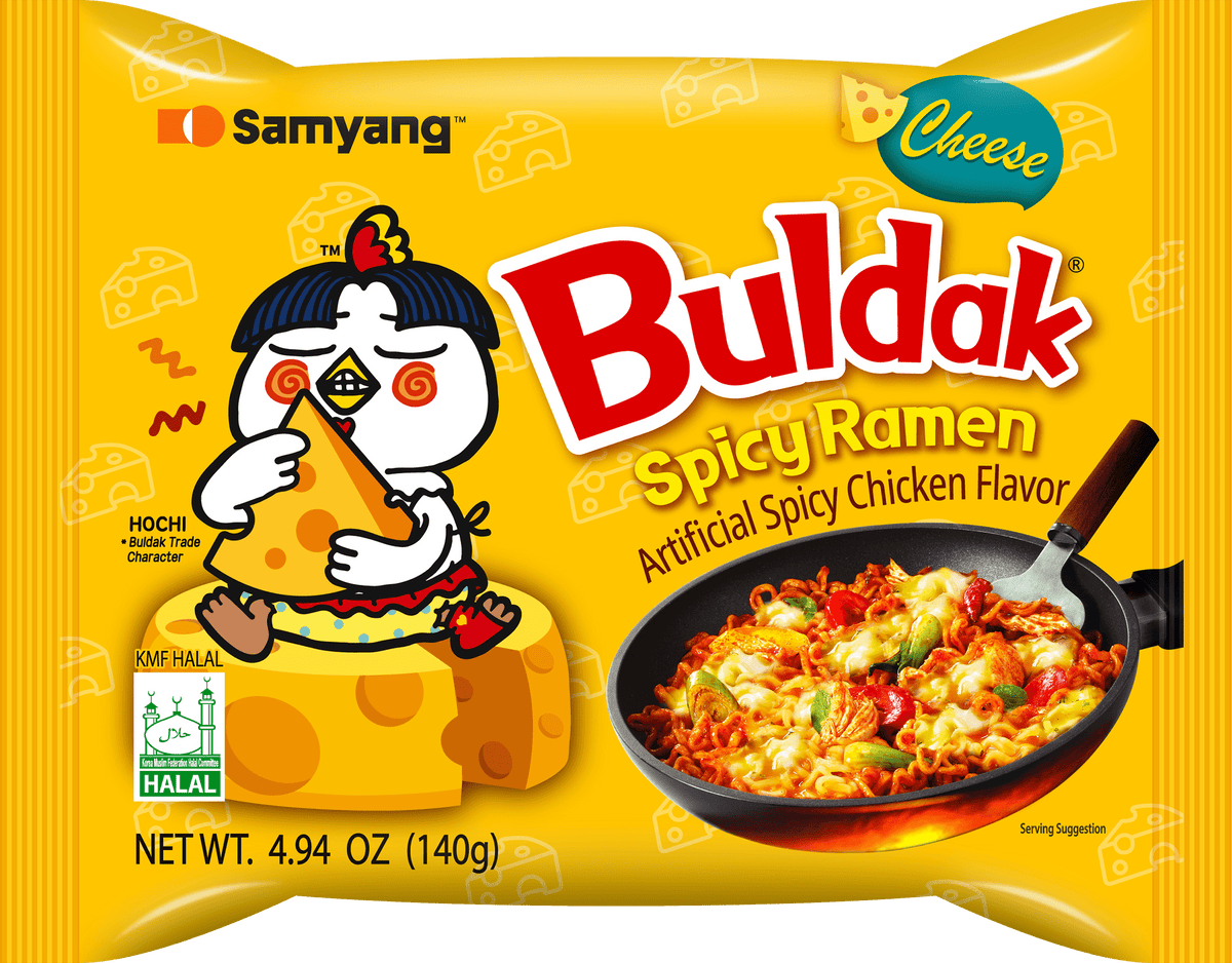 Buldak Ramen Cheese Single - Daebak
