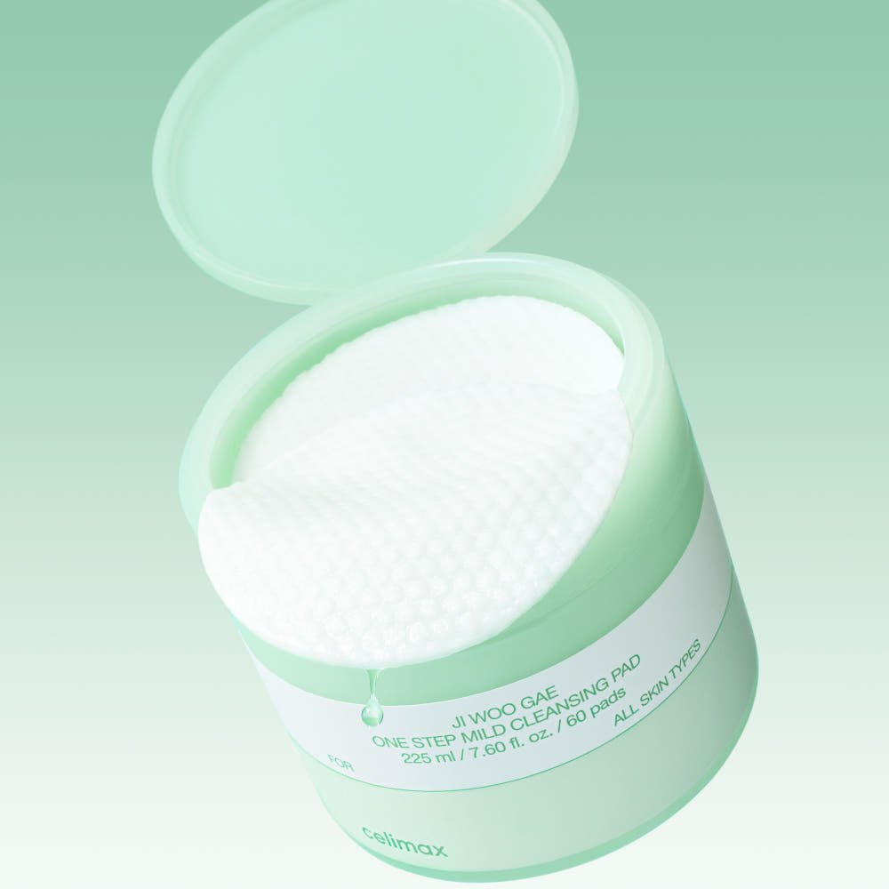celimax JI WOO GAE One Step Mild Cleansing Pad 225ml/60ea - Daebak