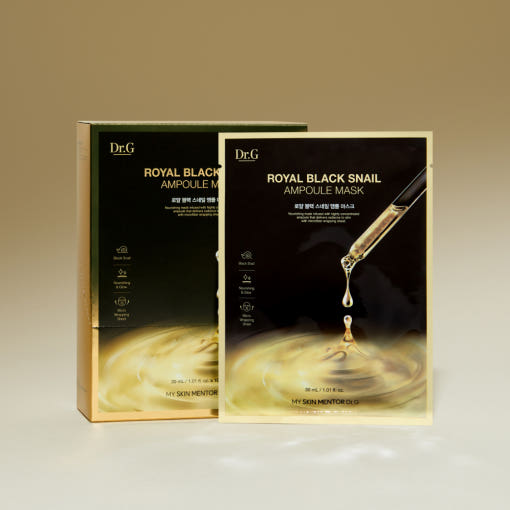 Dr.G Royal Black Snail Ampoule Mask Sheet 30g X 10ea