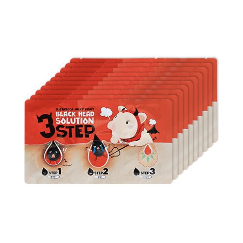 Elizavecca Milky Piggy Black Head 3 Step Solution 10ea - Daebak
