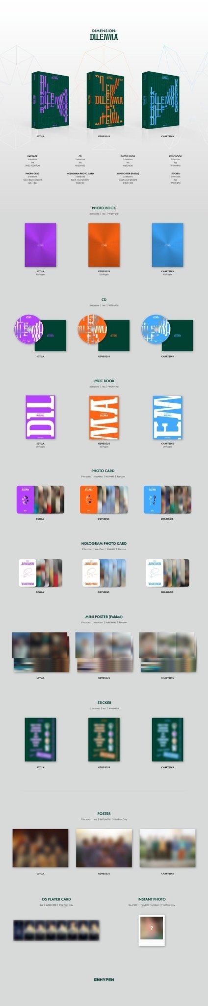 Enhypen 1st Album: Dimension: Dilemma - Daebak