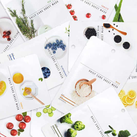 EUNYUL Daily Care Facial Sheet Mask 22ml*10ea (12-type) - Daebak