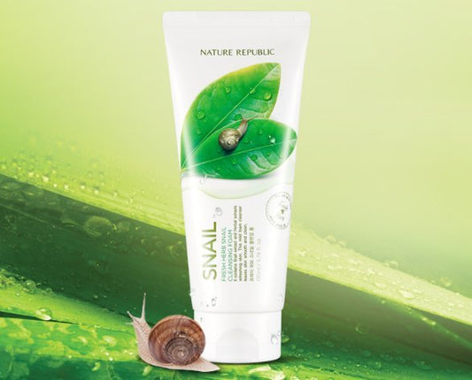 Fresh Herb Cleansing Foam Snail - Daebak