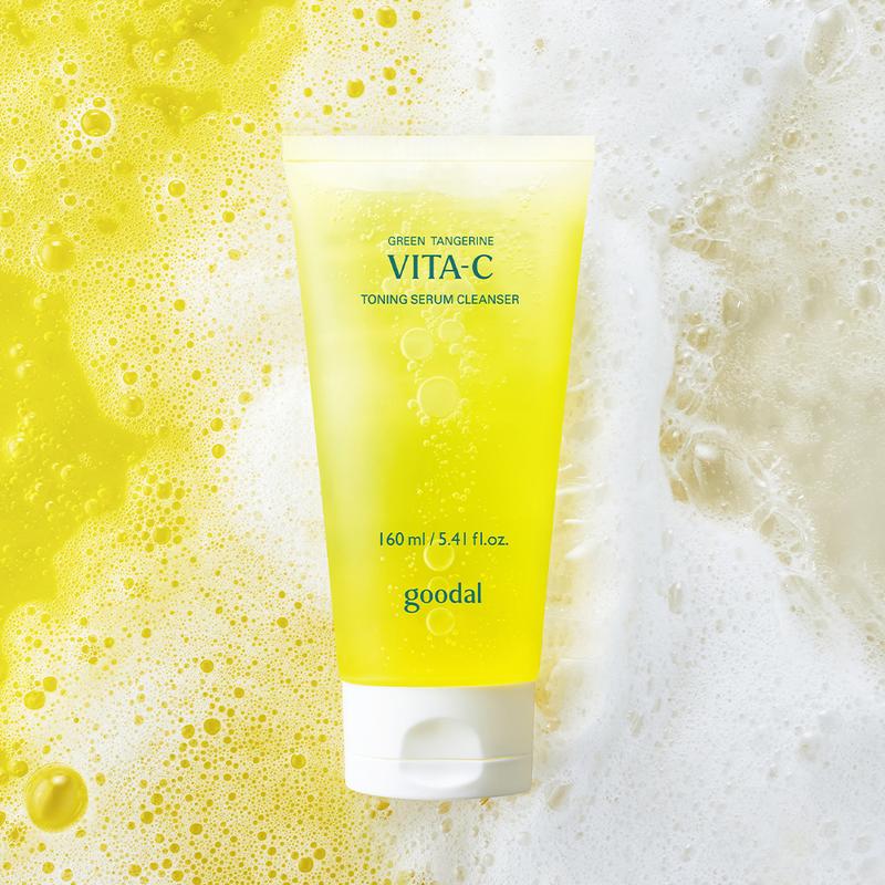 goodal Green Tangerine Vita-C Toning Serum Cleanser 160ml - Daebak
