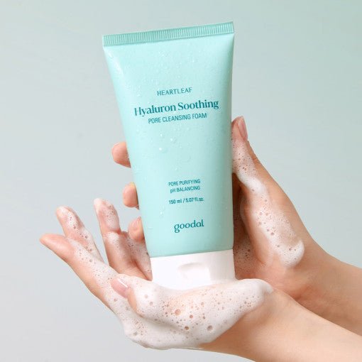 goodal Heartleaf Hyaluron Soothing Pore Cleansing Foam 150ml - Daebak
