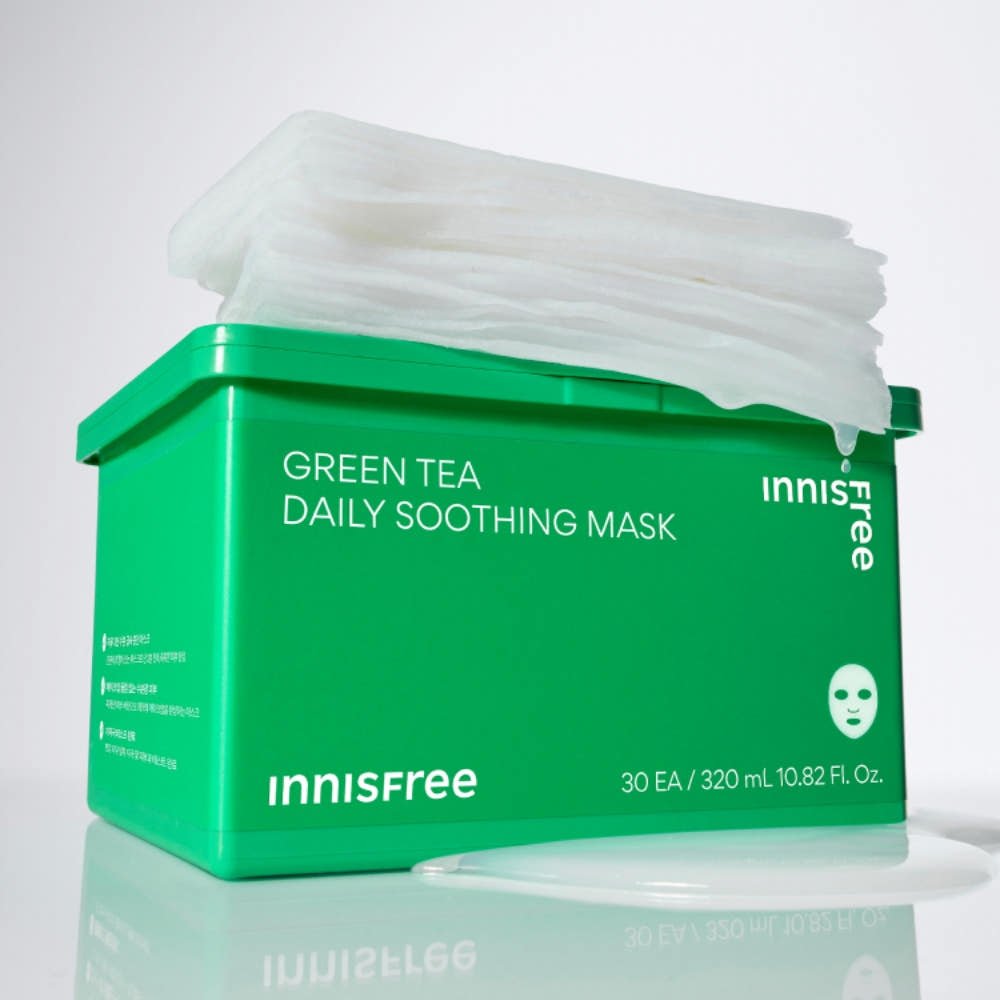 innisfree Green Tea Daily Soothing Mask 320ml/30ea - Daebak