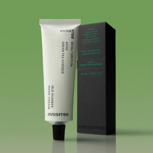 Innisfree Isle Number Hand Cream 50ml Green Tea Essence - Daebak