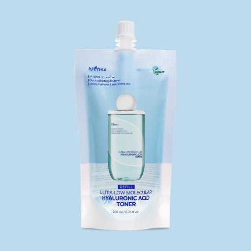 Isntree Ultra-Low Molecular Hyaluronic Acid Toner (REFILL) 200ml - Daebak