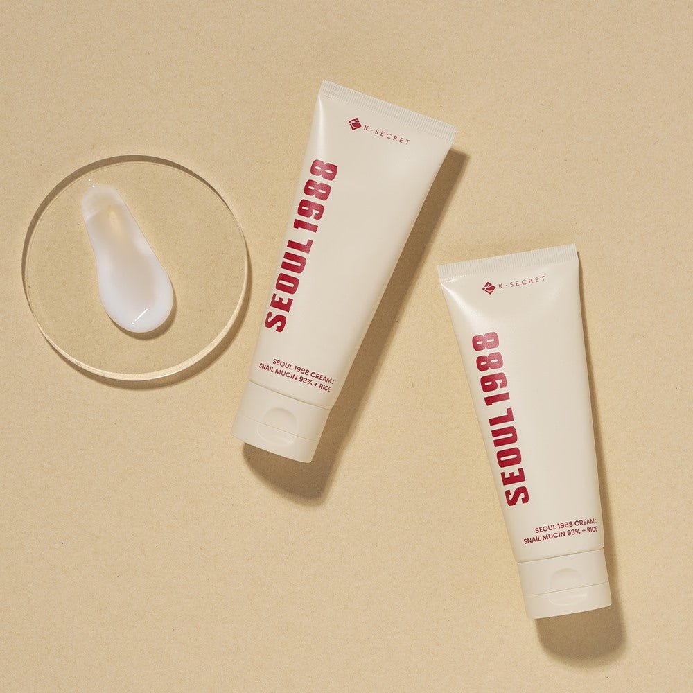 K-SECRET SEOUL 1988 Cream : Snail Mucin 93% + Rice 100ml - Daebak