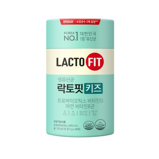 LACTO-FIT Probiotics Kids 120g(60 Sticks) - Daebak