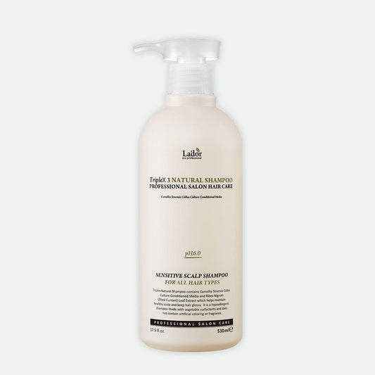 LADOR Triple X3 Natural Shampoo 530ml - Daebak