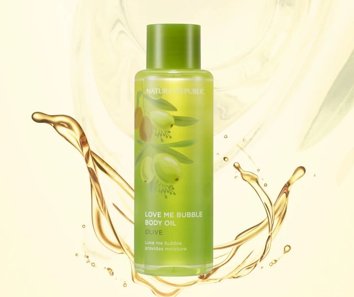 Love Me Bubble Body Oil - Olive - Daebak