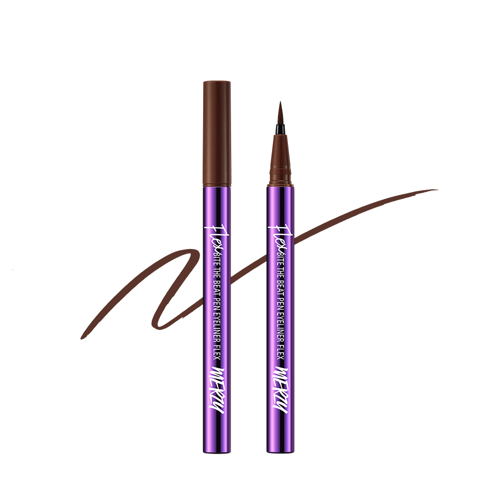 MERZY BITE THE BEAT PEN EYELINER FLEX 0.6g (3 Colors) - Daebak