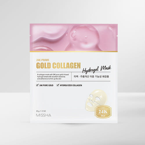 MISSHA 24K Prime Gold Collagen Hydrogel Mask 32g x 5ea