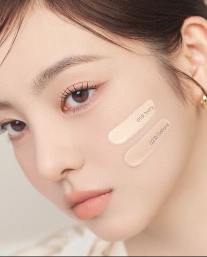 mude Soft Silky Fit Cushion SPF50+ PA+++ Set 15g+15g(Refill) #02 Natural - Daebak