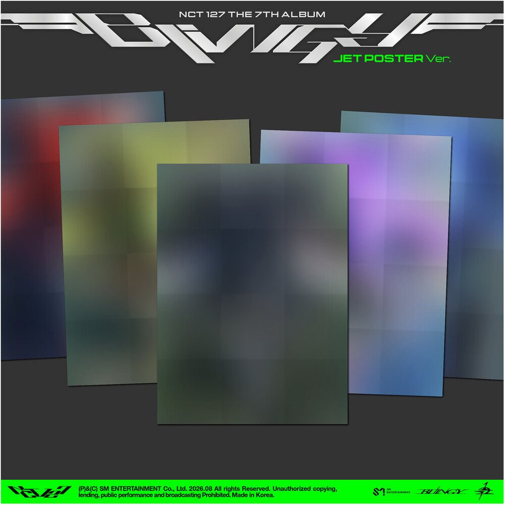 NCT 127 – 7th Album Blingy (Jet Poster Ver., Johnny CD) - Daebak