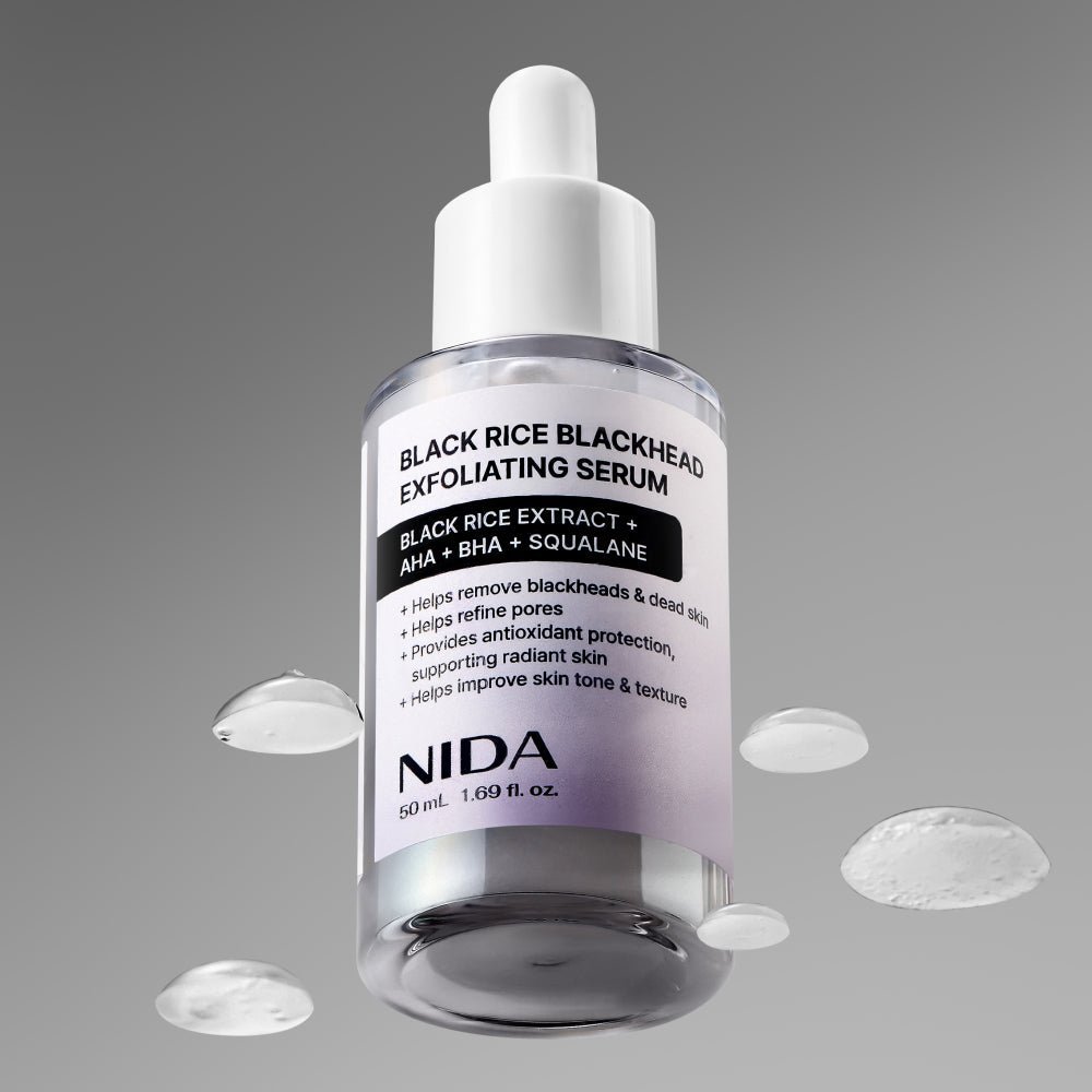 NIDA Black Rice Blackhead Exfoliating Serum 50ml - Daebak