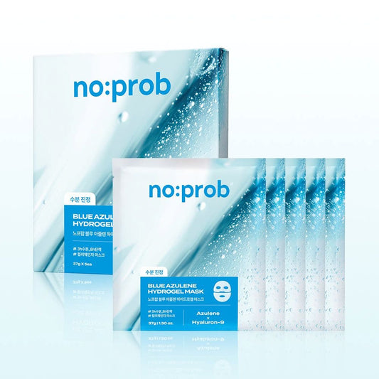 noprob Blue Azulene Hydrogel Mask 37g X 5ea - Daebak