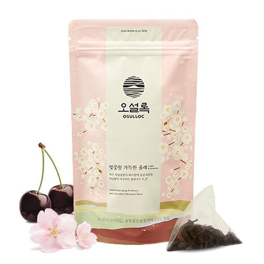 OSULLOC Cherry Blossom Tea (20 count) - Daebak