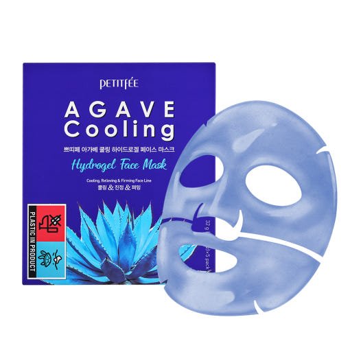 PETITFEE AGAVE Cooling Hydrogel Face Mask 32g X 5ea - Daebak