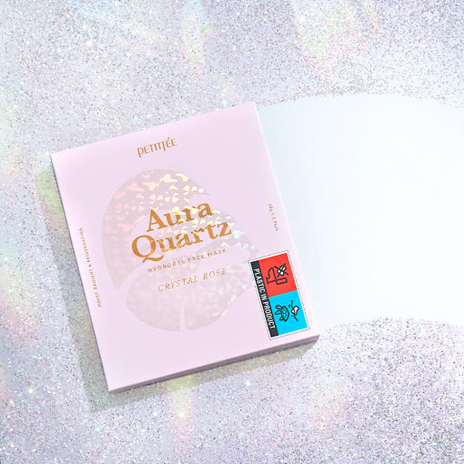 PETITFEE Aura Quartz Hydrogel Face Mask Crystal Rose 30g X 5ea