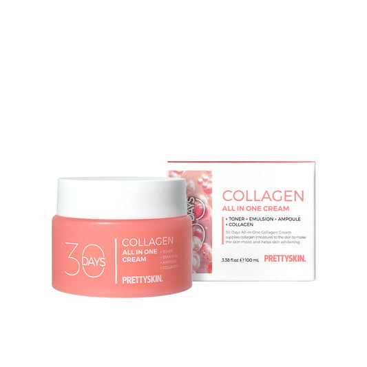 PRETTYSKIN 30 Days All-in-One Collagen Cream 100ml - Daebak