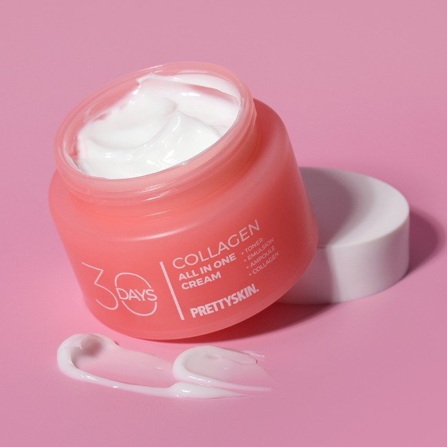PRETTYSKIN 30 Days All-in-One Collagen Cream 100ml - Daebak