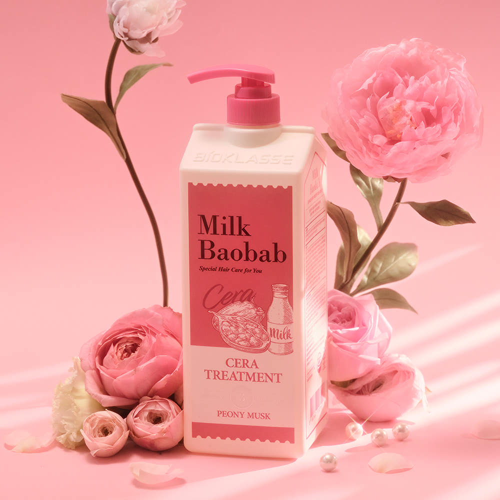 BIOKLASSE MILK BAOBAB CERA Haarpflege 1200ml #Pfingstrosen-Moschus