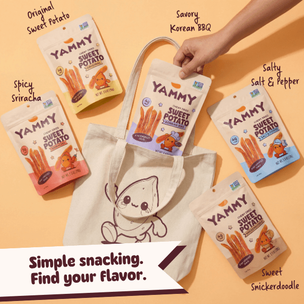 Salt & Pepper Chewy Dried Sweet Potato – Salty Asian Snack (Pack of 18) - Daebak
