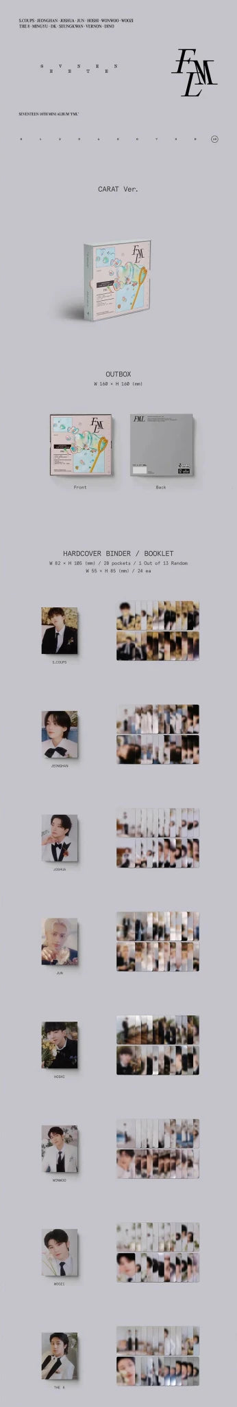 SEVENTEEN - FML (10th Mini Album) Carat Ver. - Daebak