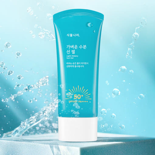 Gel solare leggero e acquoso Shingmulnara SPF50+ PA++++ 60ml+60ml