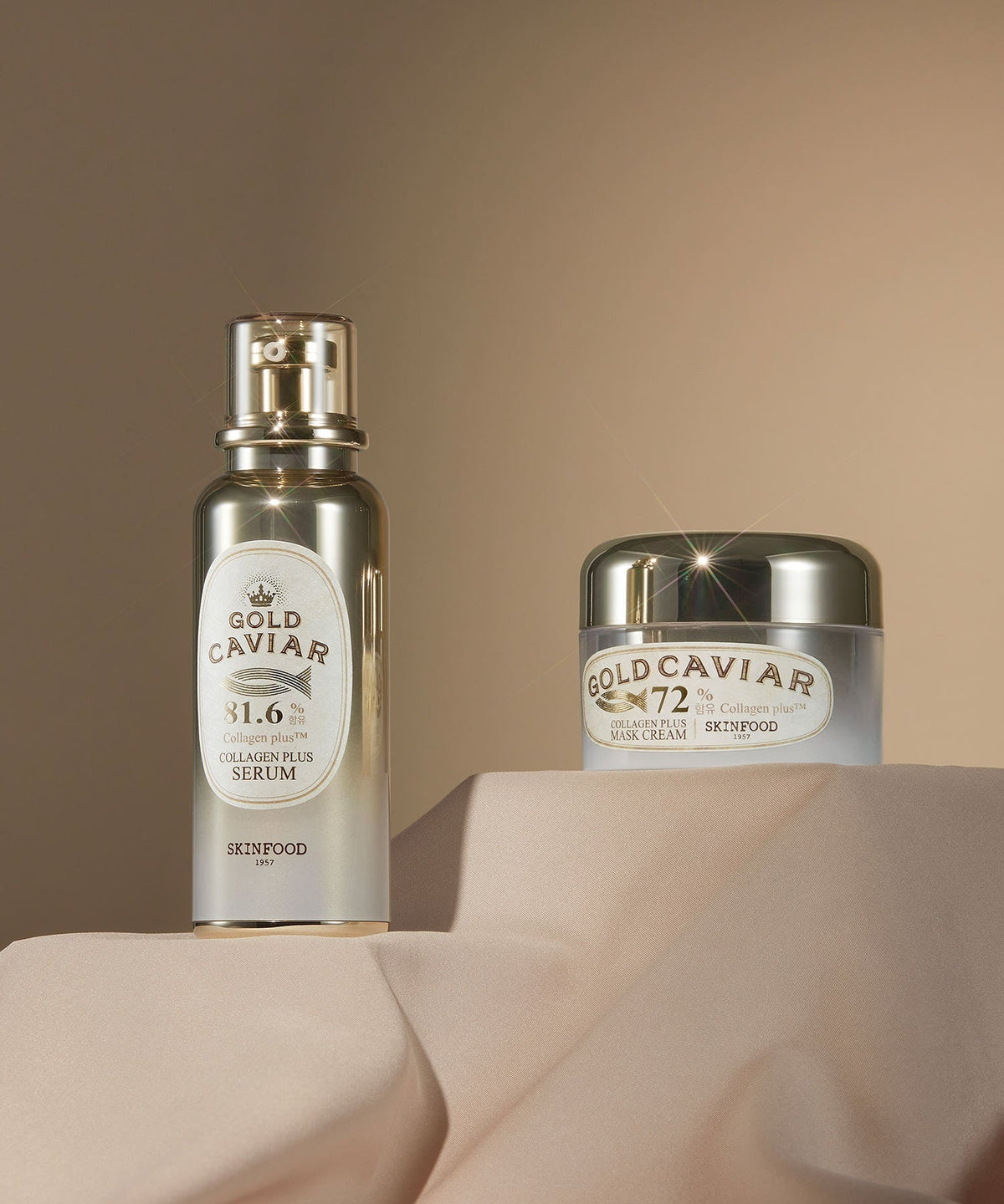 SKINFOOD Crema-maschera al collagene Gold Caviar Plus 50g