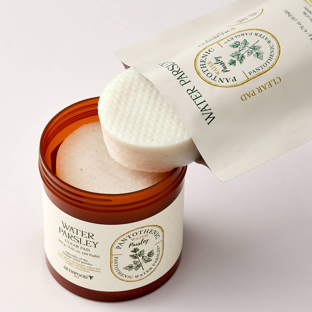 SKINFOOD Pantothensäure-Wasser-Petersilienpads 135g/30pads (Nachfüllpackung)