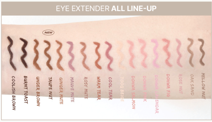 tooq Eye Extender Waterproof Slim Eyeliner 0.12g/0.3g (16colors) - Daebak