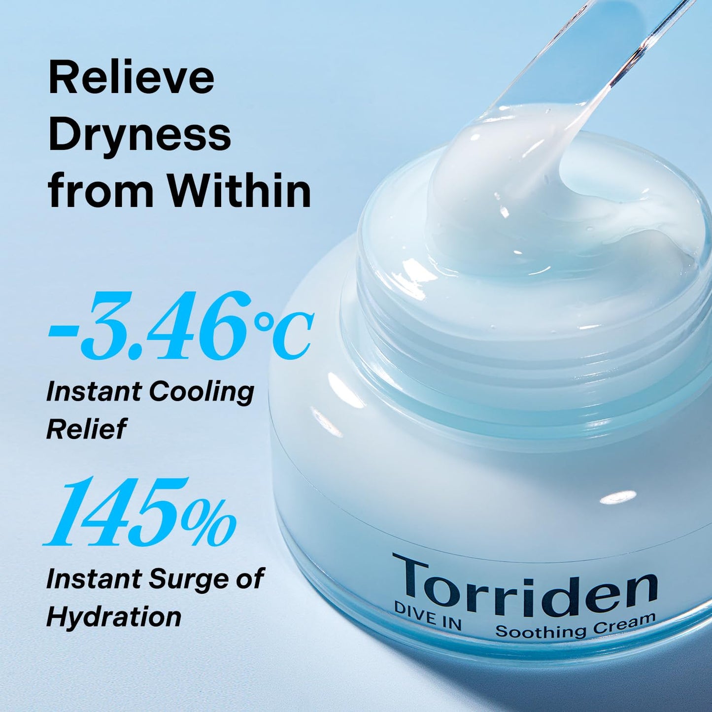 Torriden Dive In Low Molecular Hyaluronic Acid Soothing Cream - Daebak