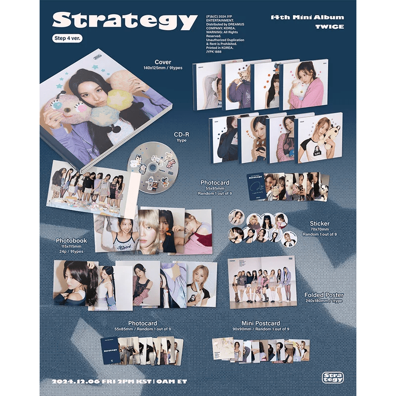 Twice 14th Mini Album: Strategy Step 4 Version - Daebak
