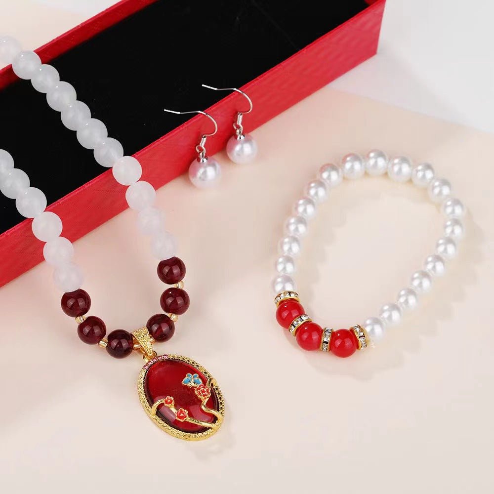 Women's Korean Simple To Give Mom Mother's Day Gift Live Necklaces - Daebak