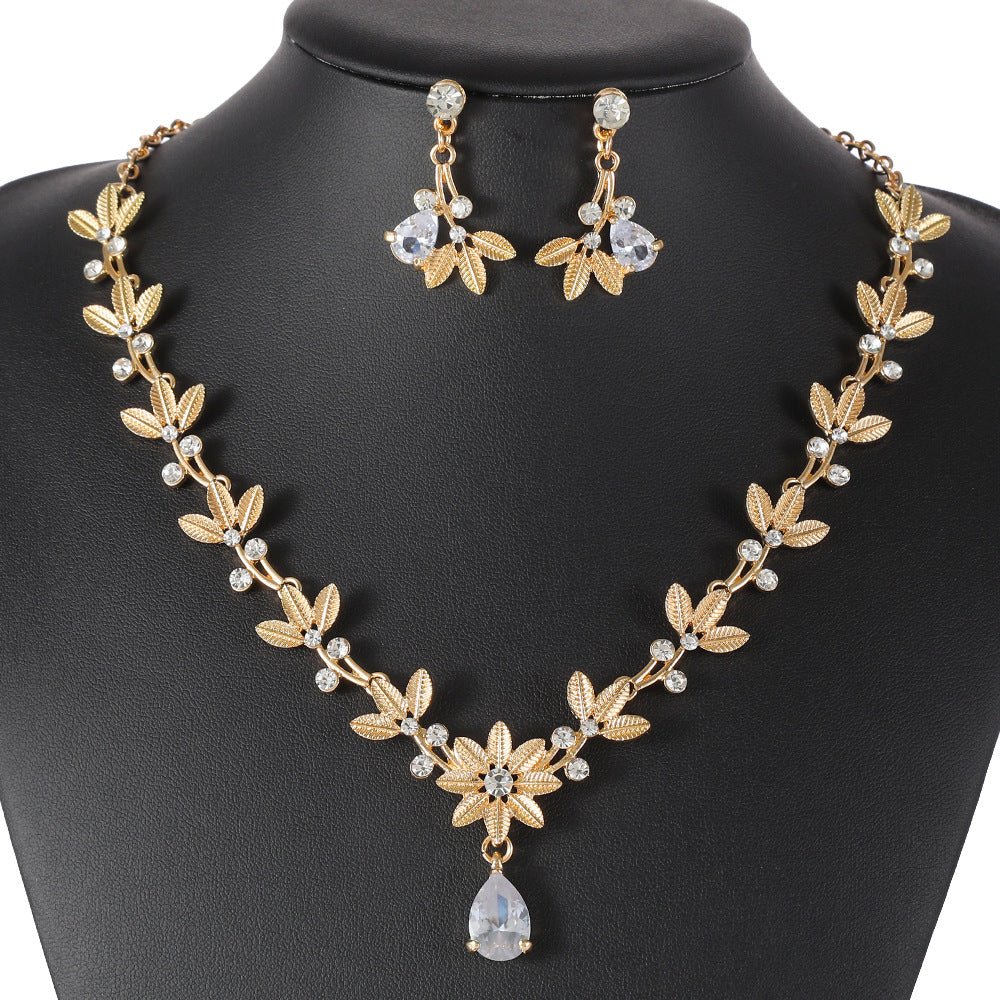 Women's Korean Style Minimalist Ethnic With Jewelry Set - Daebak