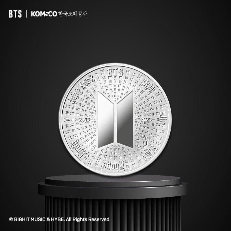 BTS 10th Anniversary Commemorative Medal (Silver 1/2oz)